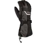 Klim Fusion Snowmobile Gloves, black/grey, size XL