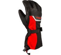 Klim Fusion Snowmobile Gloves, black-red, size M for Men