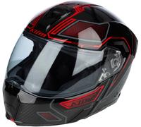 Klim GT1 Expedition Encrypted, flip up helmet XXL Black/Red