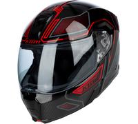 Klim GT1 Expedition Encrypted, flip up helmet 3XL Black/Red