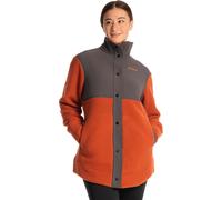 Klim High Pile Mountain Ladies Fleece Jacket, grey-orange, size L for Women