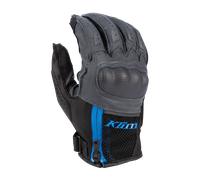 Klim Induction Glove MC Gloves Asphalt/Electric Blue LemonadeL Asphalt,Electric Blue Lemonade