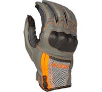 Klim Induction Motorcycle Gloves, grey/orange, size S