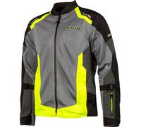 Klim Induction, textile jacket 4XL Grey/Black/Neon-Yellow
