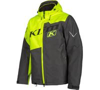 Klim Instinct 2022 Snowmobile Jacket, black-grey-yellow, size L for Men