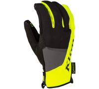 Klim Inversion Gore-Tex Motorcycle Gloves, black/grey/yellow, size 2XL