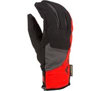 Klim Inversion Gore-Tex Motorcycle Gloves, black-red, size XL