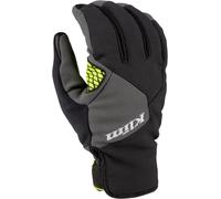 Klim Inversion Insulated Motorcycle Gloves, grey-yellow, size 2XL for Men