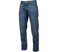 Klim K Forty 2 Straight Stretch Denim Motorcycle Jeans, blue, size 34 for Men