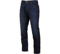 Klim K Forty 2 Straight Stretch Denim Motorcycle Jeans, dark blue, size 38