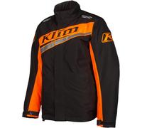 Klim Kaos Snowmobile Jacket, black-orange, size L for Men
