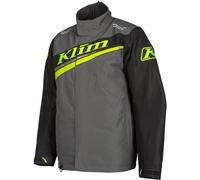 Klim Kaos Snowmobile Jacket, grey/black/yellow, size XL