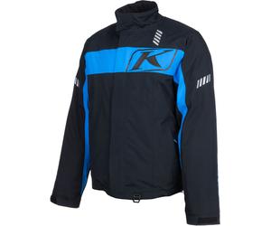 Klim Keweenaw 2025 waterproof Snowmobile Jacket, black-blue, size XL for Men