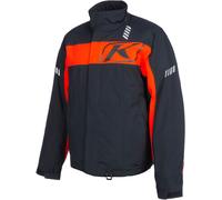 Klim Keweenaw 2025 waterproof Snowmobile Jacket, black/red, size XL