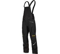 Klim Keweenaw Heritage Snowmobile Bib Pants, black-yellow, size S for Men