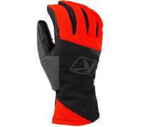 Klim PowerXross Snowmobile Gloves, black-grey-red, size XL