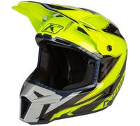 KLIM KLIM - Helmet F3 Carbon Lightning Hi-Vi XXL