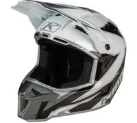 Klim F3 Lighting Carbon Motocross Helm, grey-white, size L for Men