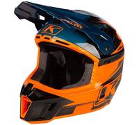 KLIM KLIM - Helmet F3 Carbon Pro Striker Petrol Orange 2025 XS