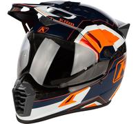 Klim Krios Pro ECE/DOT Rally, adventure helmet XS Dark Blue/Black/White/Orange