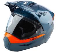 Klim X1 Alpha Carbon Enduro Helm, blue-orange, size 3XL for Men