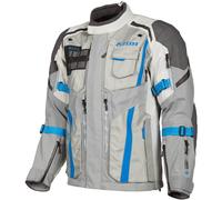 Klim Badlands Pro 2023 Motorcycle Textile Jacket, grey-blue, size 3XL for Men
