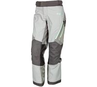 Klim Artemis, textile pants Gore-Tex women 14 Light Grey/Grey/Mint-Green