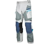 Klim Baja S4, textile pants 32 Light Grey/Dark Blue/Blue