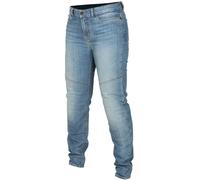 Klim Betty Tapered Stretch Ladies Motorcycle Jeans, light blue, size 6/30