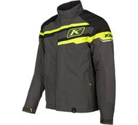 Klim Klimate 2022 Snowmobile Jacket, black-grey-yellow, size M for Men
