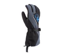 Klim Klimate Gauntlet Snow Gloves Asphalt/Electric Blue LemonadeXL Asphalt,Electric Blue Lemonade