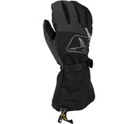 Klim Klimate Gauntlet Snowmobile Gloves, black-grey, size XL for Men