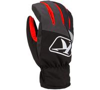Klim Klimate Short Gloves, red, size L