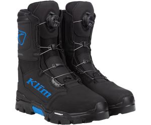 Klim Klutch GTX BOA Snowmobile Boots, black-blue, size 42 for Men