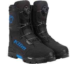Klim Klutch GTX BOA Snowmobile Boots, black/blue, size 7