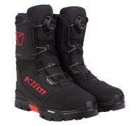 Klim Klutch GTX BOA Snowmobile Boots Black/Fiery Red45 Black,Fiery Red
