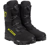 Klim Klutch GTX BOA Snowmobile Boots, black/neon yellow, size 10