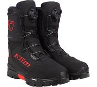 Klim Klutch GTX BOA Snowmobile Boots, black/red, size 9