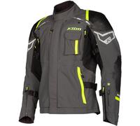 Klim Kodiak Motorcycle Textile Jacket, grey/yellow, size 52