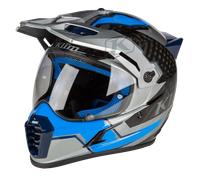 Klim Krios Pro Motocross Helmet, grey-blue, size 3XL