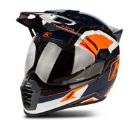 Klim Krios Pro Rally Carbon Motocross Helmet, orange, size 2XL for Men