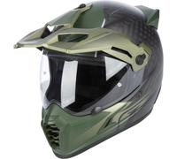 Klim Krios Pro ECE/DOT Echo, adventure helmet XXL Matt Carbon/Black/Dark Green/Light Green