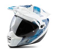 Klim Krios Pro Spectrum Carbon ECE/DOT Enduro Helmet, white-blue, size S for Men