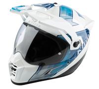KLIM Krios PRO Helmet ECE - Spectrum White - Blue
