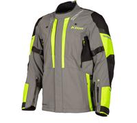 Klim Latitude 2023 Motorcycle Textile Jacket, grey/yellow, size L