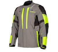 Klim Latitude 2023 Motorcycle Textile Jacket, grey/yellow, size S