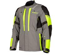 Klim Latitude 2023 Motorcycle Textile Jacket, grey-yellow, size L