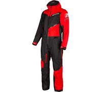 Klim Lochsa One Piece Snowmobile Suit, black-red, size M for Men