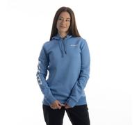 Klim Mariposa Ladies Long Hoodie, white-blue, size S for Women