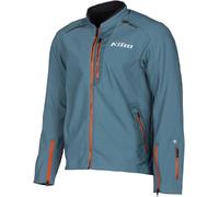Klim Marrakesh 2023 Motorcycle Textile Jacket, blue-orange, size L for Men